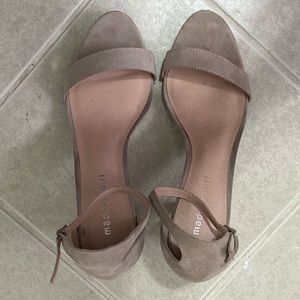 Madden Girl Beige Nude Heels